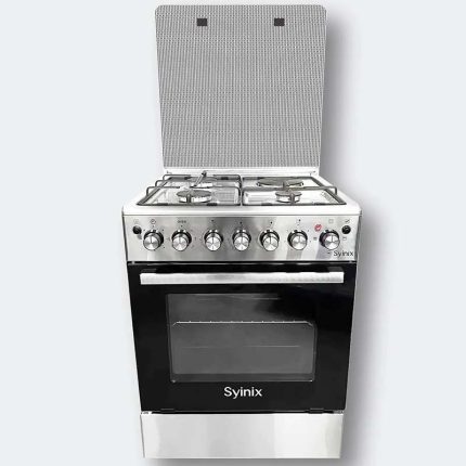 Syinix Classy Stainless Steel 60x60 Cooker 3 Gas 1 Electric with Oven and Grill