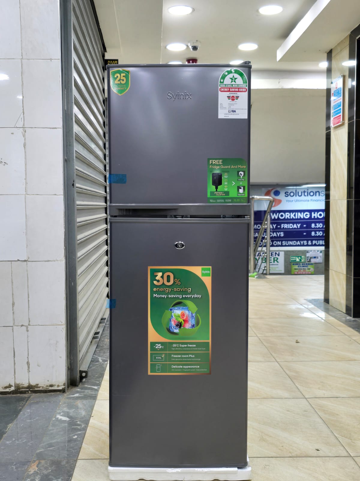 WhatsApp Image 2026-02-25 at 9.22.44 AM Syinix 137litres double door Fridge - Image 1