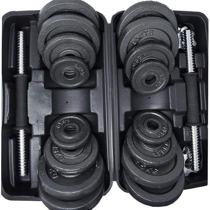 30KG Adjustable Dumbbell Weight Set – Home Gym Strength Training Equipment