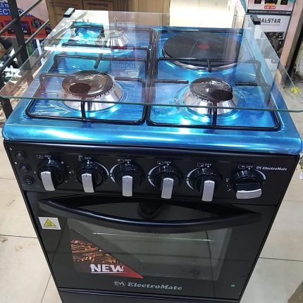 Electromate 50×55 Standing Cooker 3+1 with Electric Oven