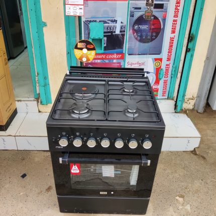 Mika MST6231E4BL 60x60 Standing Cooker – Gas + Electric Oven