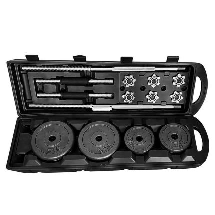 York 50kg Dumbbells Set – Adjustable Weight Training Home Gym Kit
