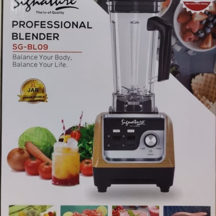 Signature SG-BL-09 2L Professional Blender – High-Speed Heavy-Duty Kitchen Blender for Smoothies & Grinding