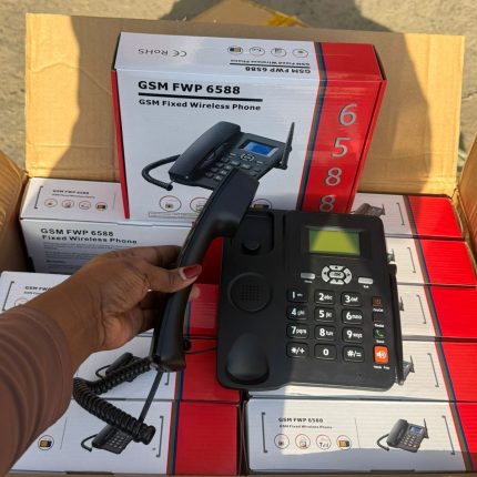 GSM 6588 Dual SIM Desk Phone – Wireless Office Landline with Clear Call Quality