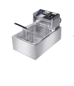 Electromate 6L Single Deep Fryer – Stainless Steel Electric Fryer Kenya