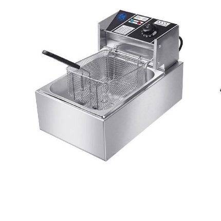 Electromate 6L Single Deep Fryer – Stainless Steel Electric Fryer Kenya